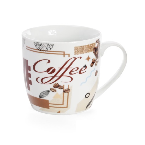 

Набор кружек фарфоровых Bon Coffee 334-418, 350мл, 12 шт