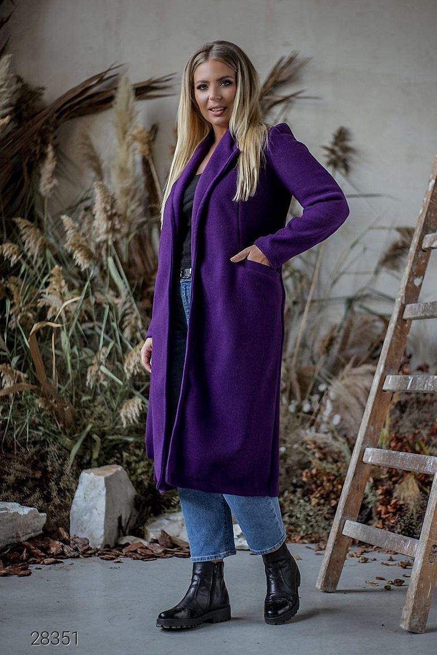 

Женское кашемировое пальто миди с поясоми Fоsаn, Гульшат фиолетовый, Женское кашемировое пальто миди с поясоми Fоsаn, Гульшат фиолетовый One Size 42-46