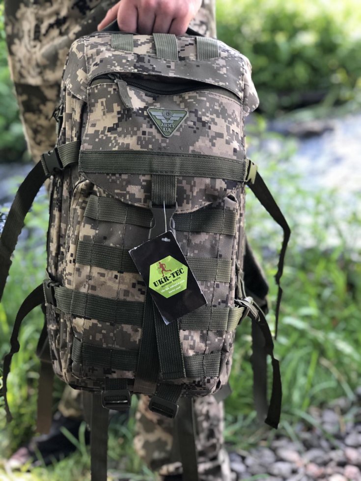 

Рюкзак військовий Army Ua піксель ЗСУ 30 л. /