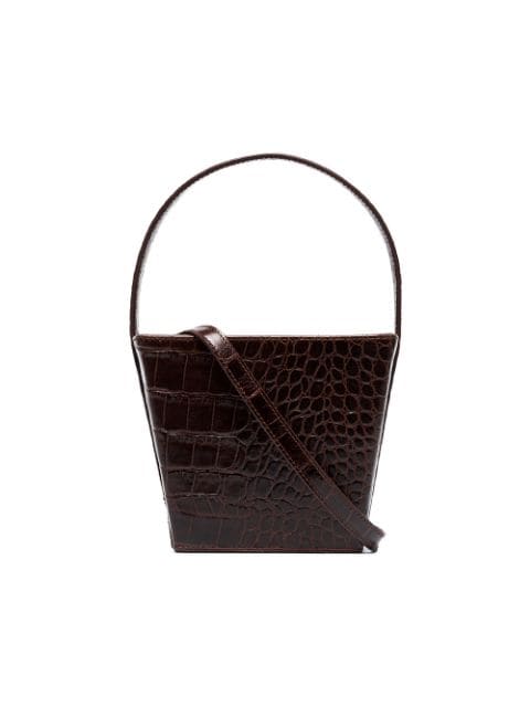 

Женская сумка Staud 12 9034 Eddie Bag Brown Faux Croc цвет Коричневый (BW-0427)