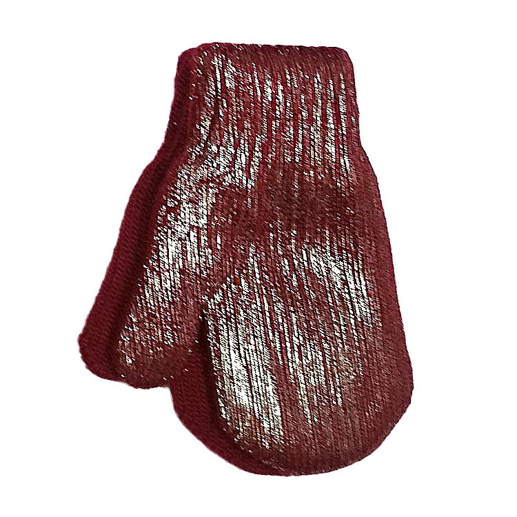 

Варежки Margot Bis One size Бордовый Silver 35
