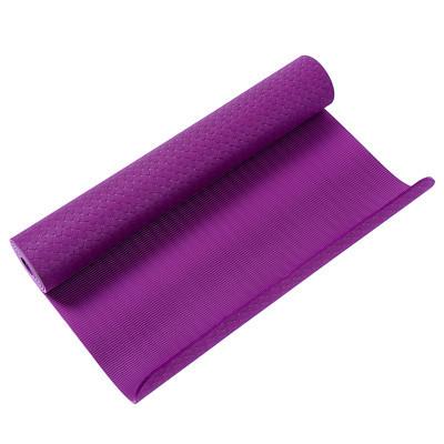 

Коврик для йоги и фитнеса сиреневый TPE+TC, 1слой, Iron Master 173x61x0.6см