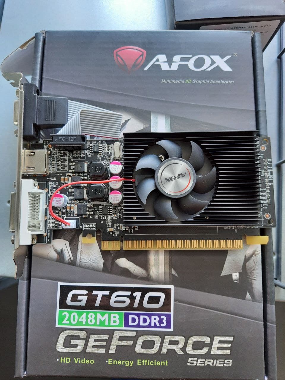 

Відеокарта Afox GeForce GT 610 2GB DDR3 (AF610-2048D3L5) (6673744)
