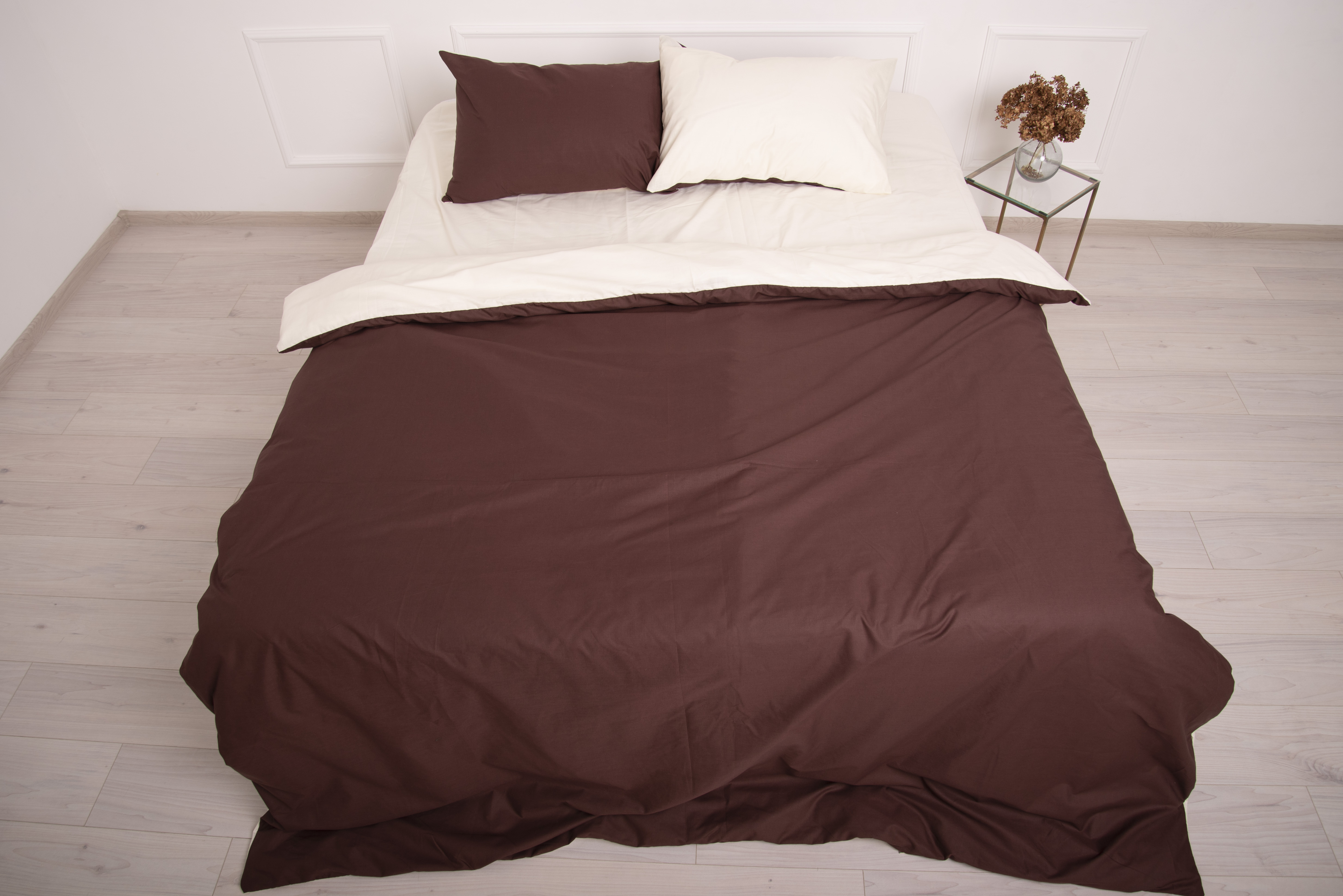 

Комплект постельного белья IDILLIO Beige/Chocolate Евро