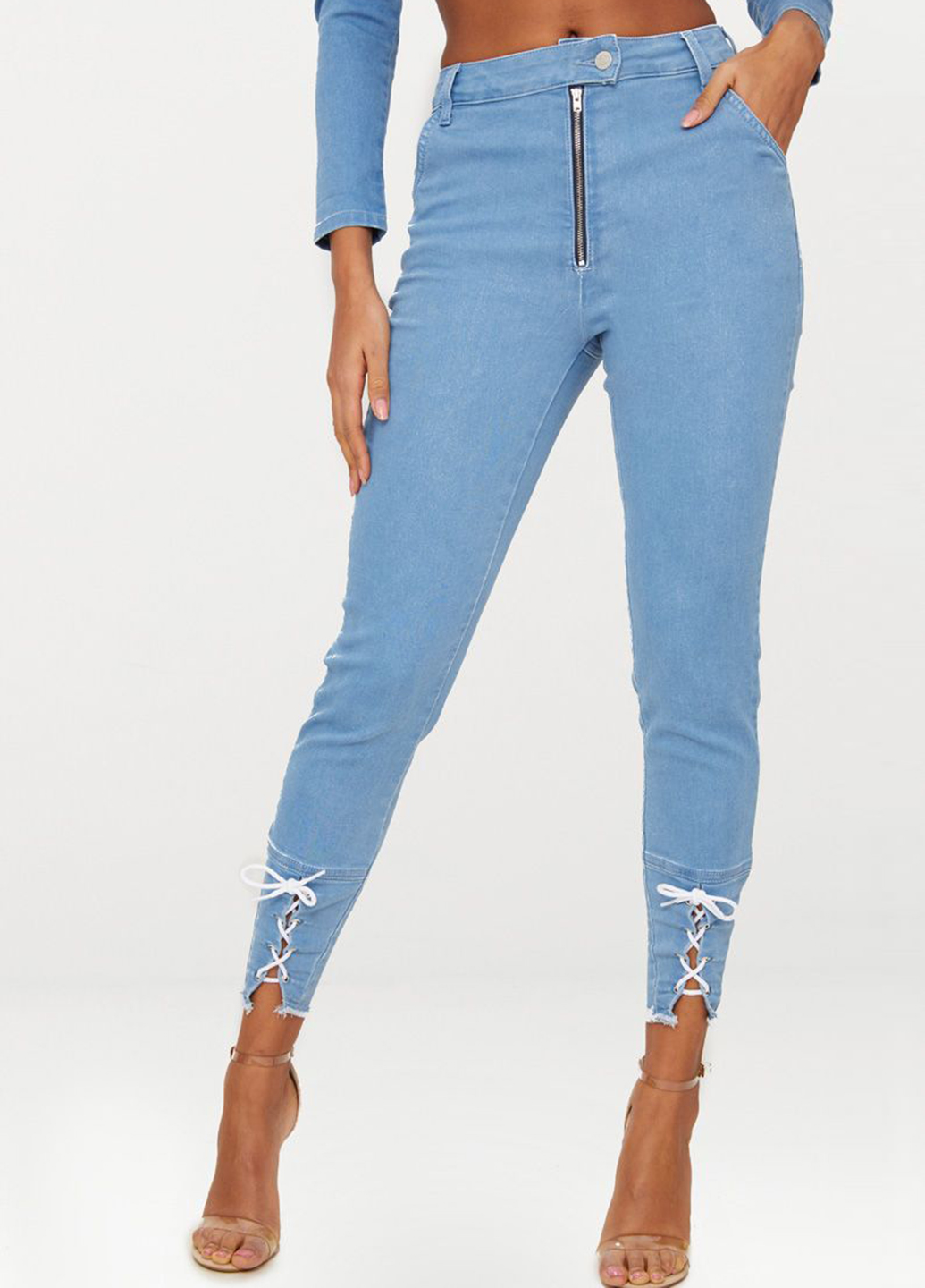 

Джинсы PrettyLittleThing 6 Голубой CLU4314_01