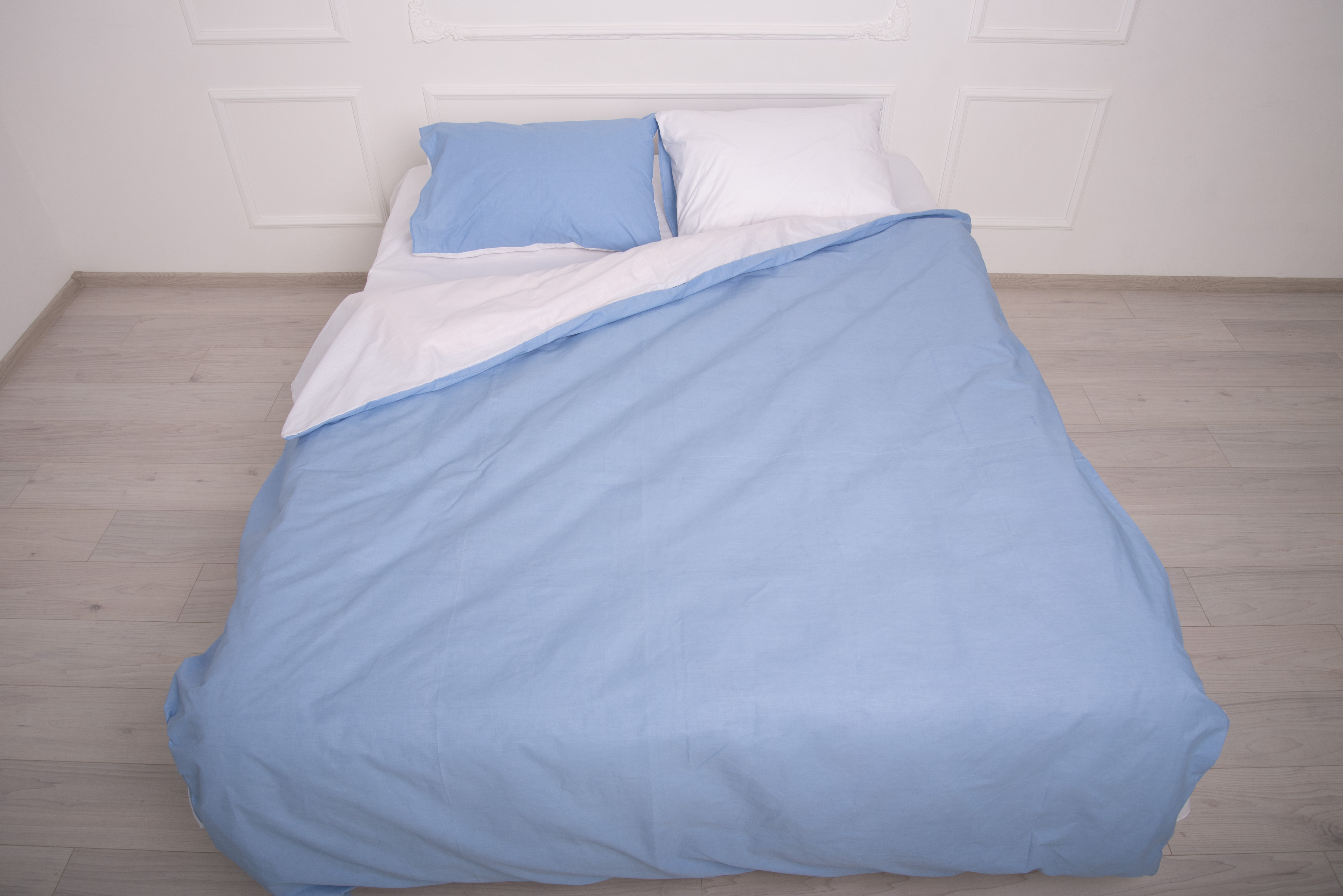 

Комплект постельного белья IDILLIO White/Blue Полуторный