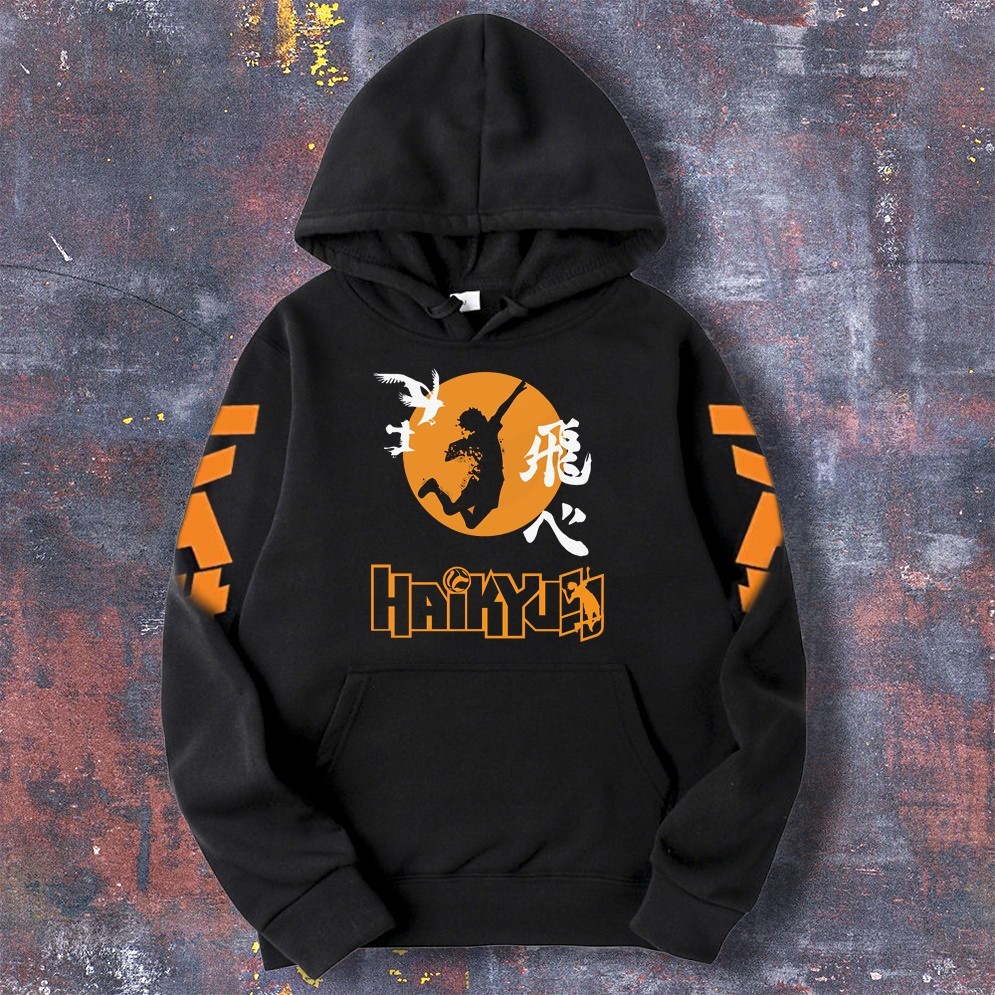 

Худи A SHO Haikyuu  черный, Худи A SHO Haikyuu S черный