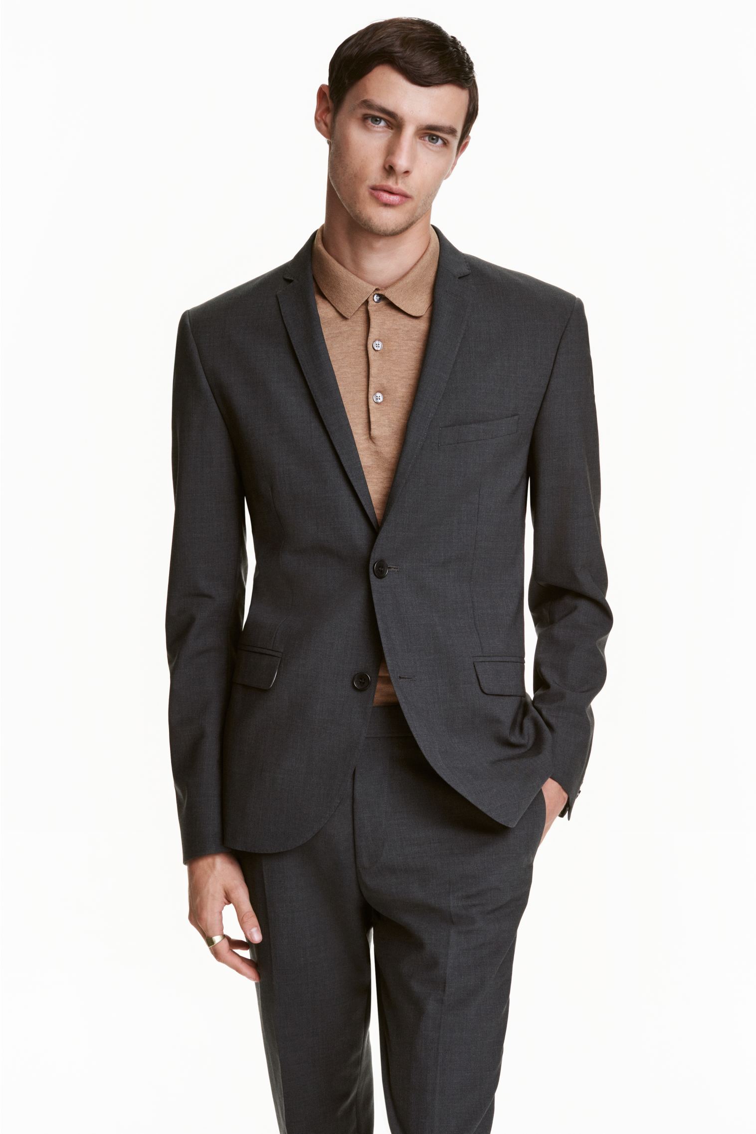 

Пиджак H&M 232018-0384391 46 серый