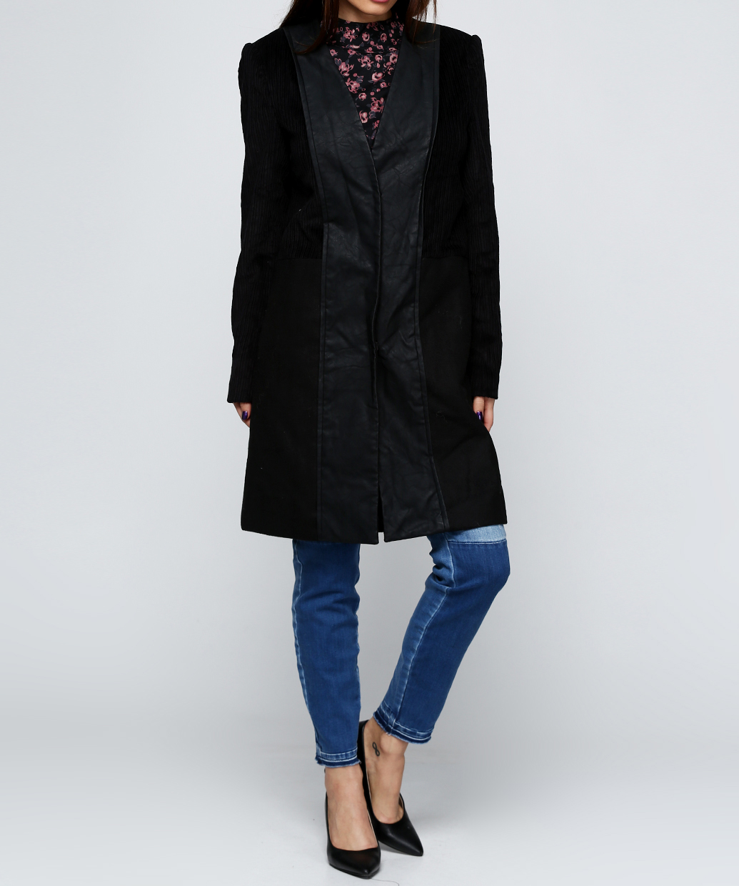 

Пальто Object 32123545-black 38 черный