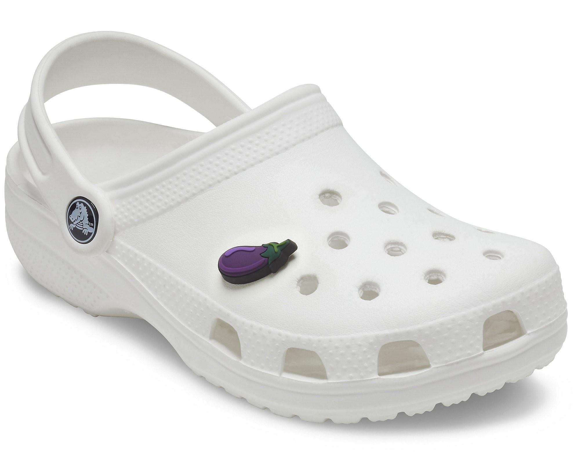 

Джибитсы Aubergine Crocs Jibbitz для кроксов сабо Украшение Баклажан
