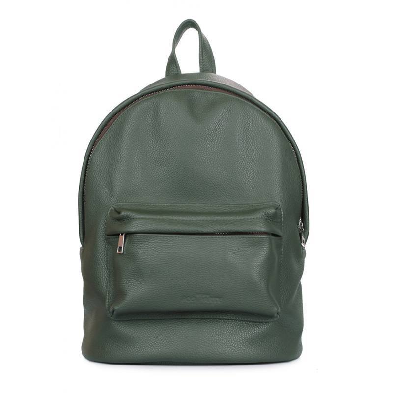 

Городской кожаный рюкзак Poolparty Темно-зеленый (backpack-leather-darkgreen)
