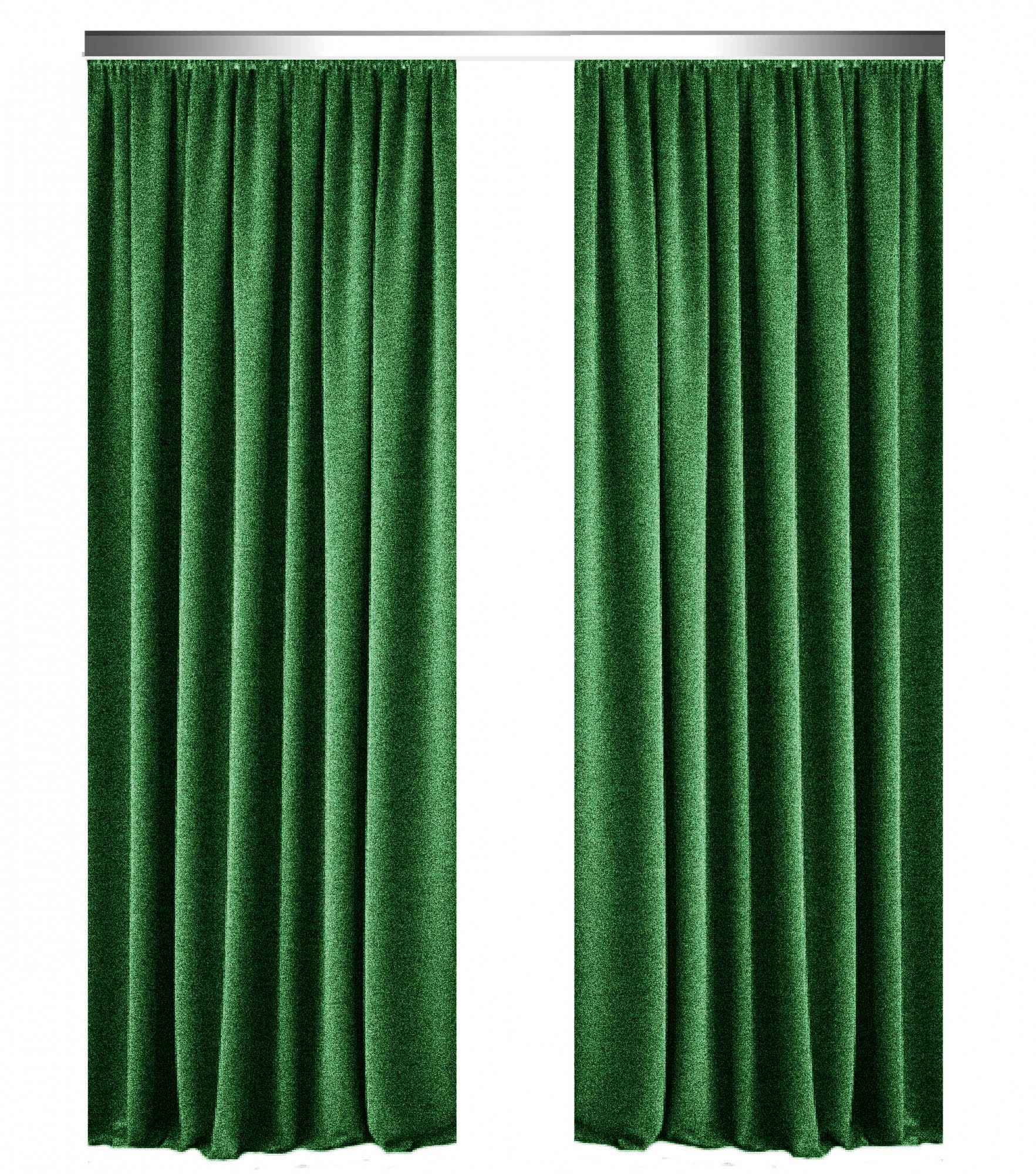 

Шторы Декорин Лен Афина 150x270 см Облегченные 2 шт Ярко-зеленый
