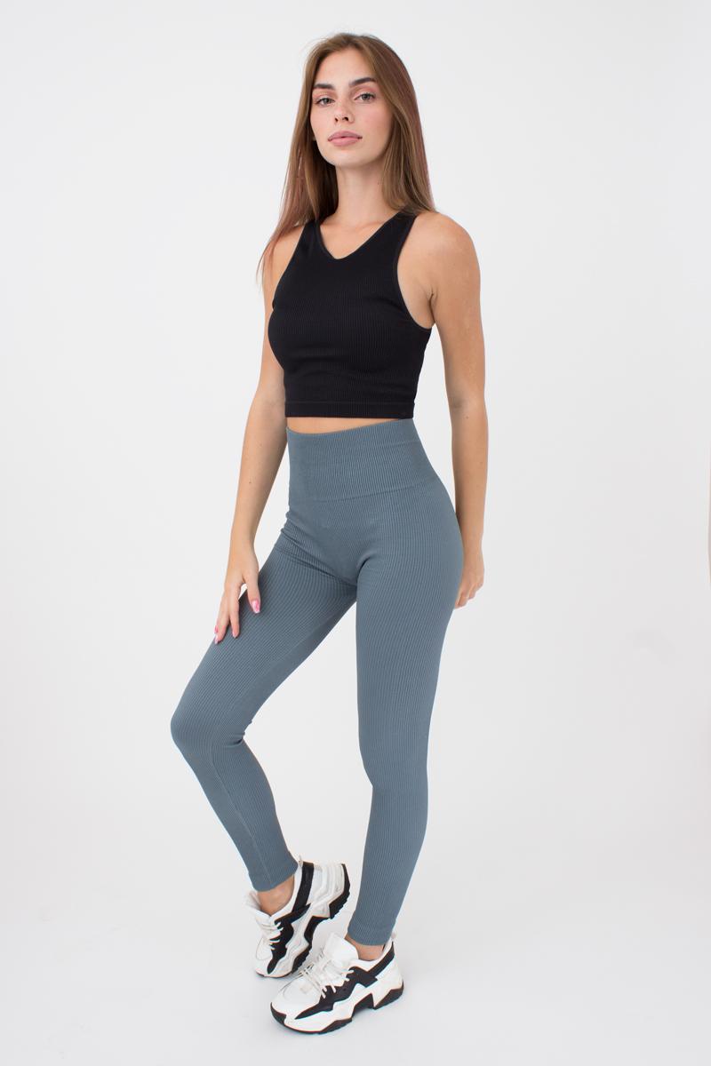 

Спортивные леггинсы GIULIA LEGGINGS RIB / Stormy weather, Спортивные леггинсы GIULIA LEGGINGS RIB L/XL Stormy weather
