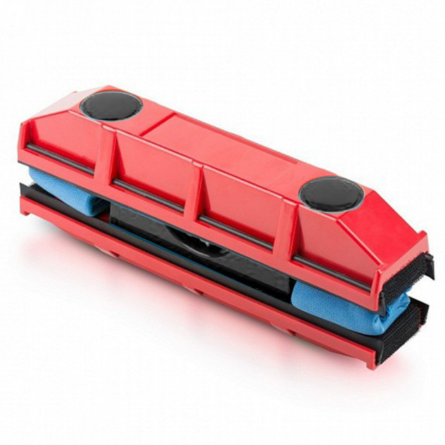 

Щетка магнитная для мытья стекол с двух сторон Glider Красная