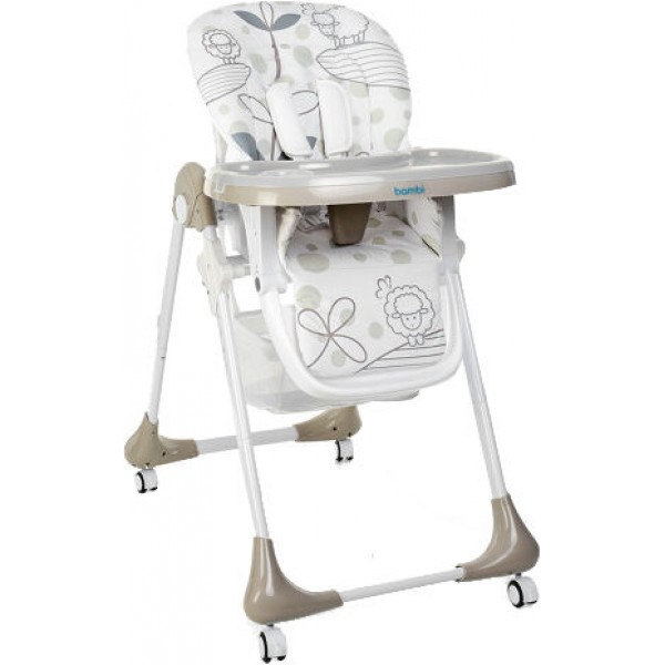 

Стульчик для кормления Bambi M 3233 Lamb Beige