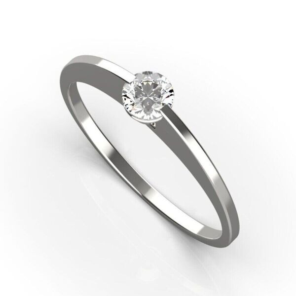 

Каблучка Lunet Jewellery з білого золота, з діамантом 19 розмір 23781521