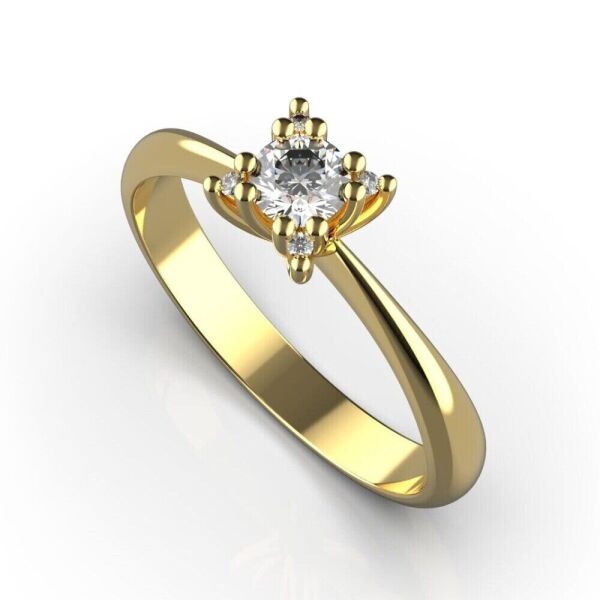 

Каблучка Lunet Jewellery з червоного золота, з діамантами 18 розмір 23392421