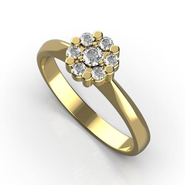 

Каблучка Lunet Jewellery з червоного золота, з діамантами 15.5 розмір 24252421