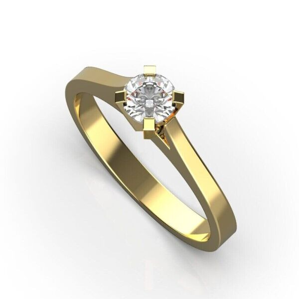 

Каблучка Lunet Jewellery з червоного золота, з діамантом 18.5 розмір 23762821