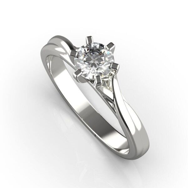 

Каблучка Lunet Jewellery з білого золота, з діамантом 19 розмір 23681121