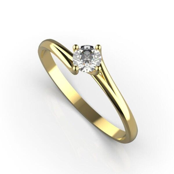 

Каблучка Lunet Jewellery з червоного золота, з діамантом 15.5 розмір 23942421