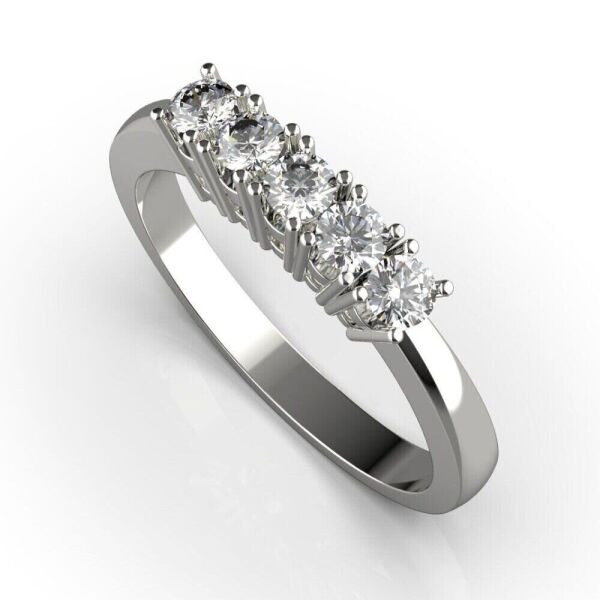 

Каблучка Lunet Jewellery з білого золота, з діамантами 16 розмір 23871121