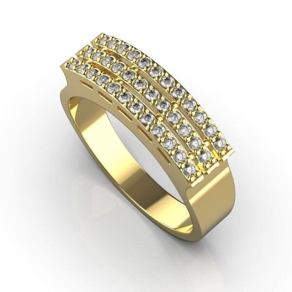 

Каблучка Lunet Jewellery з червоного золота, з діамантами 18.5 розмір 22972421