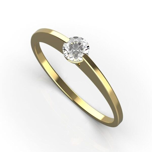 

Каблучка Lunet Jewellery з червоного золота, з діамантом 16 розмір 23802821