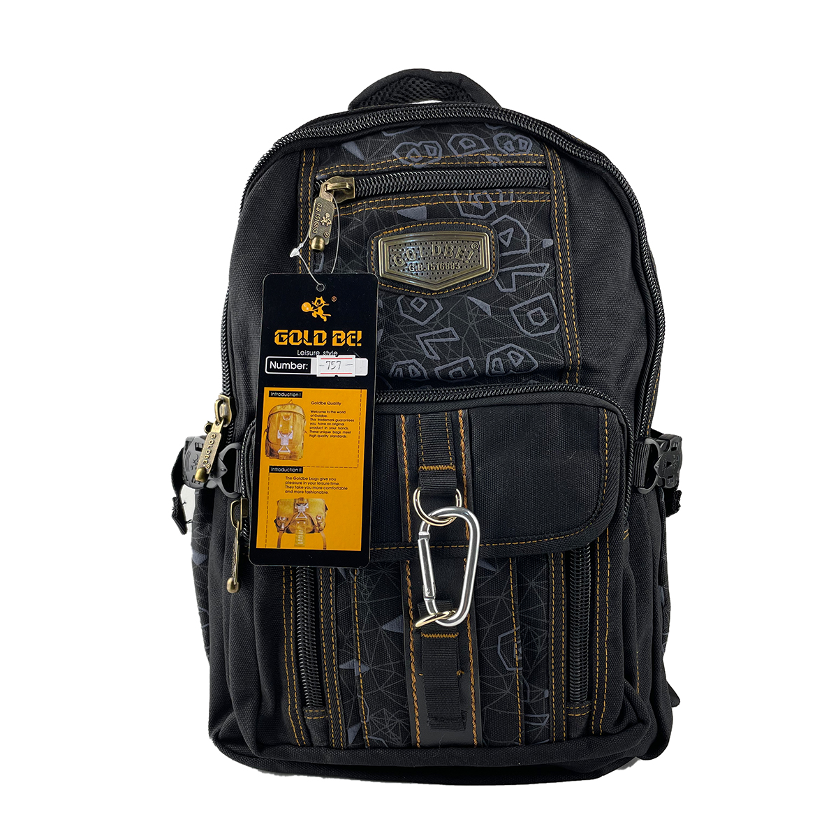 

Джинсовый рюкзак Gold Be 29 x 40 x 15 см Черный (gb757/1)
