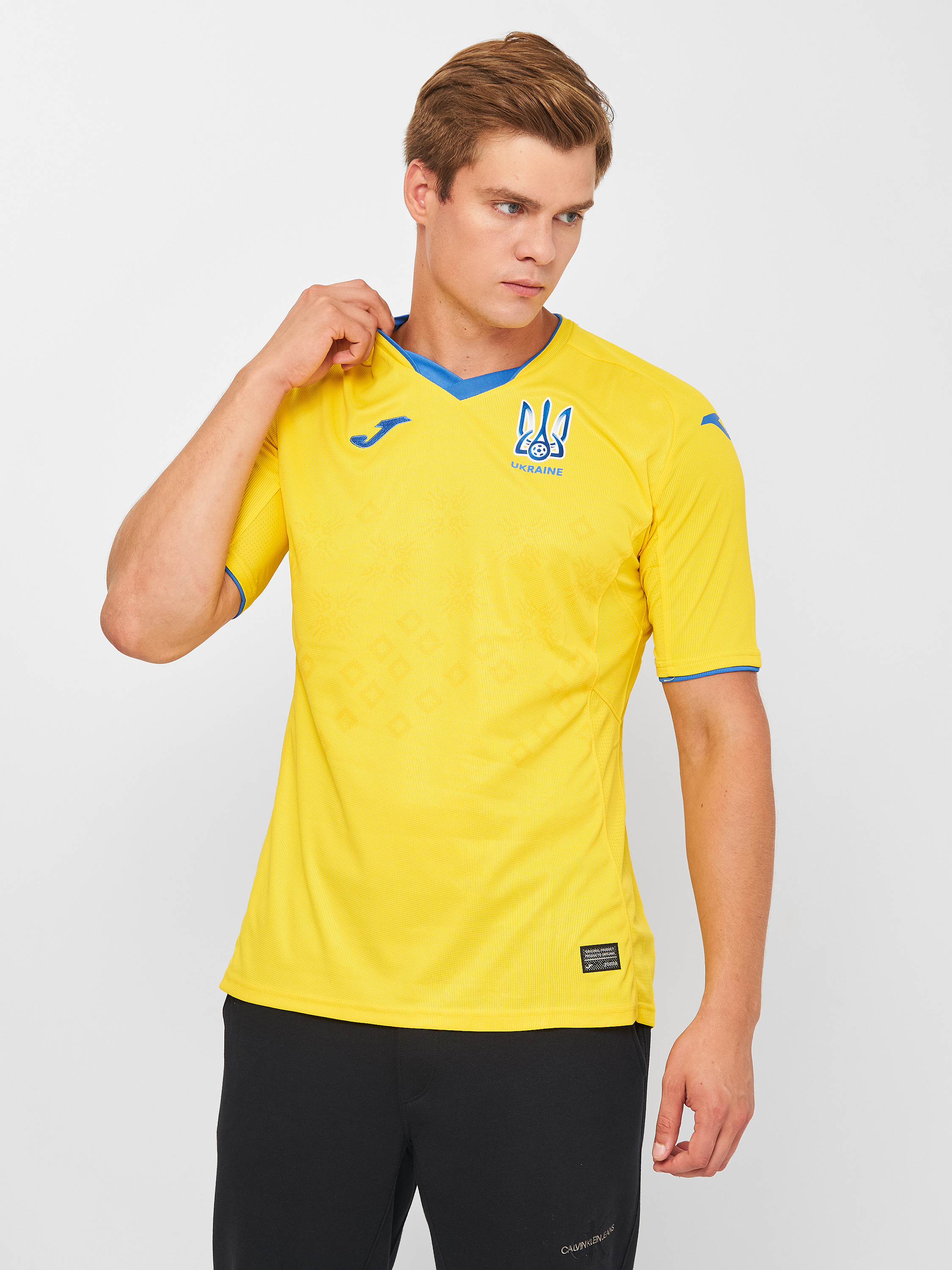 

Футболка сборной Украины по футболу Joma Сезон 2020-2021 S Желтая
