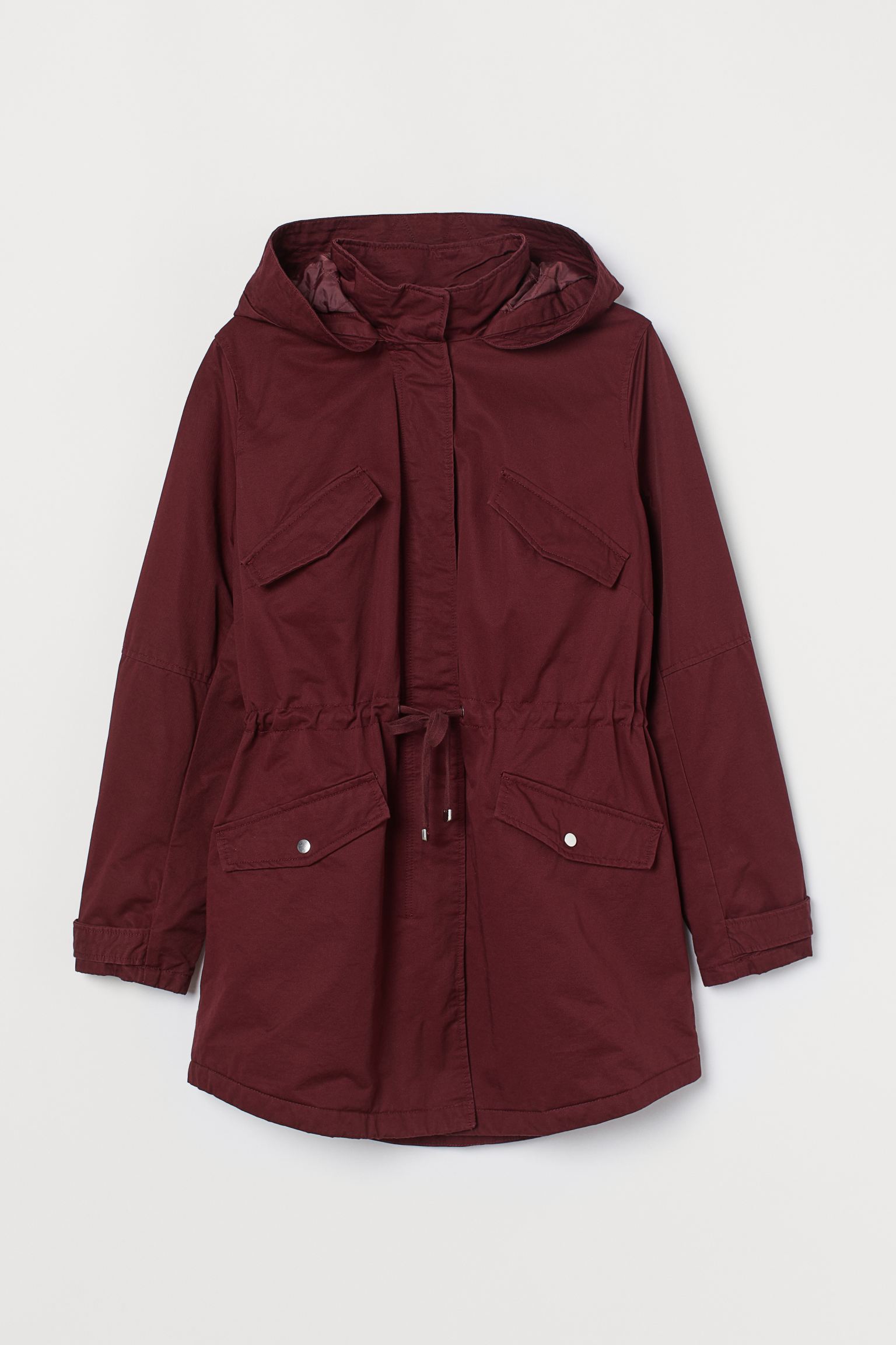 

Парка H&M 2XL бордовый 16088819372