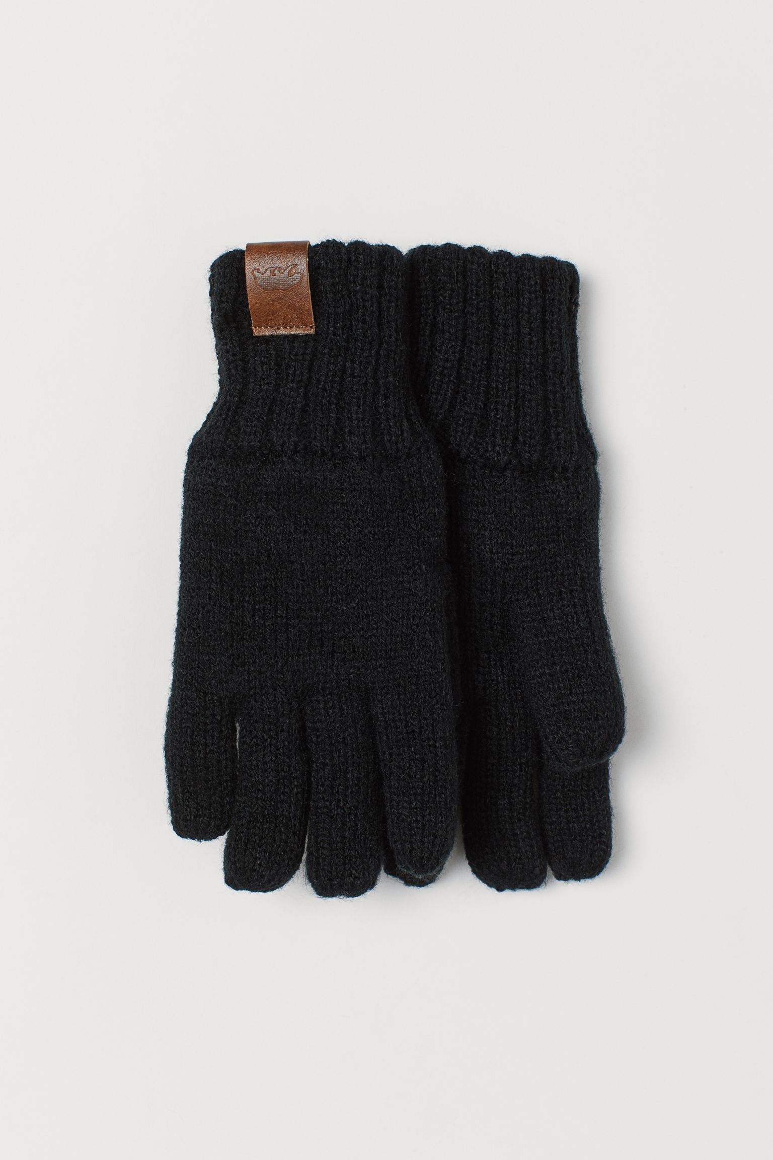 

Перчатки H&M 134 152см черный 10087386720