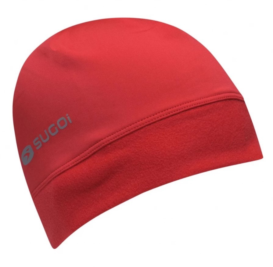 

​Шапка спортивная утепленная женская Sugoi Midzero chilli red S/M