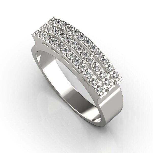 

Каблучка Lunet Jewellery з білого золота, з діамантами 18 розмір 23741121
