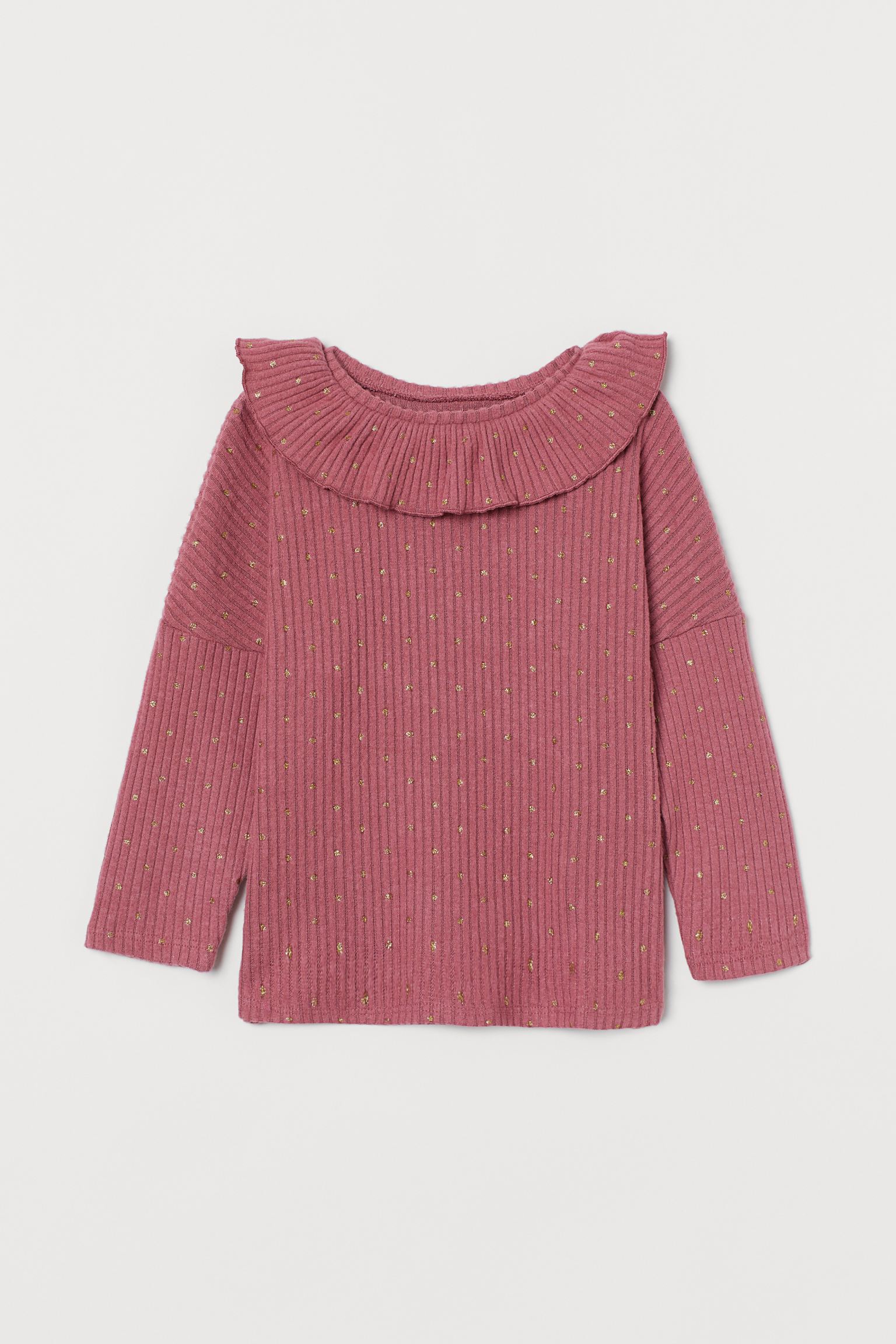 

Лонгслив H&M 110 116см розовый горох 2708909576