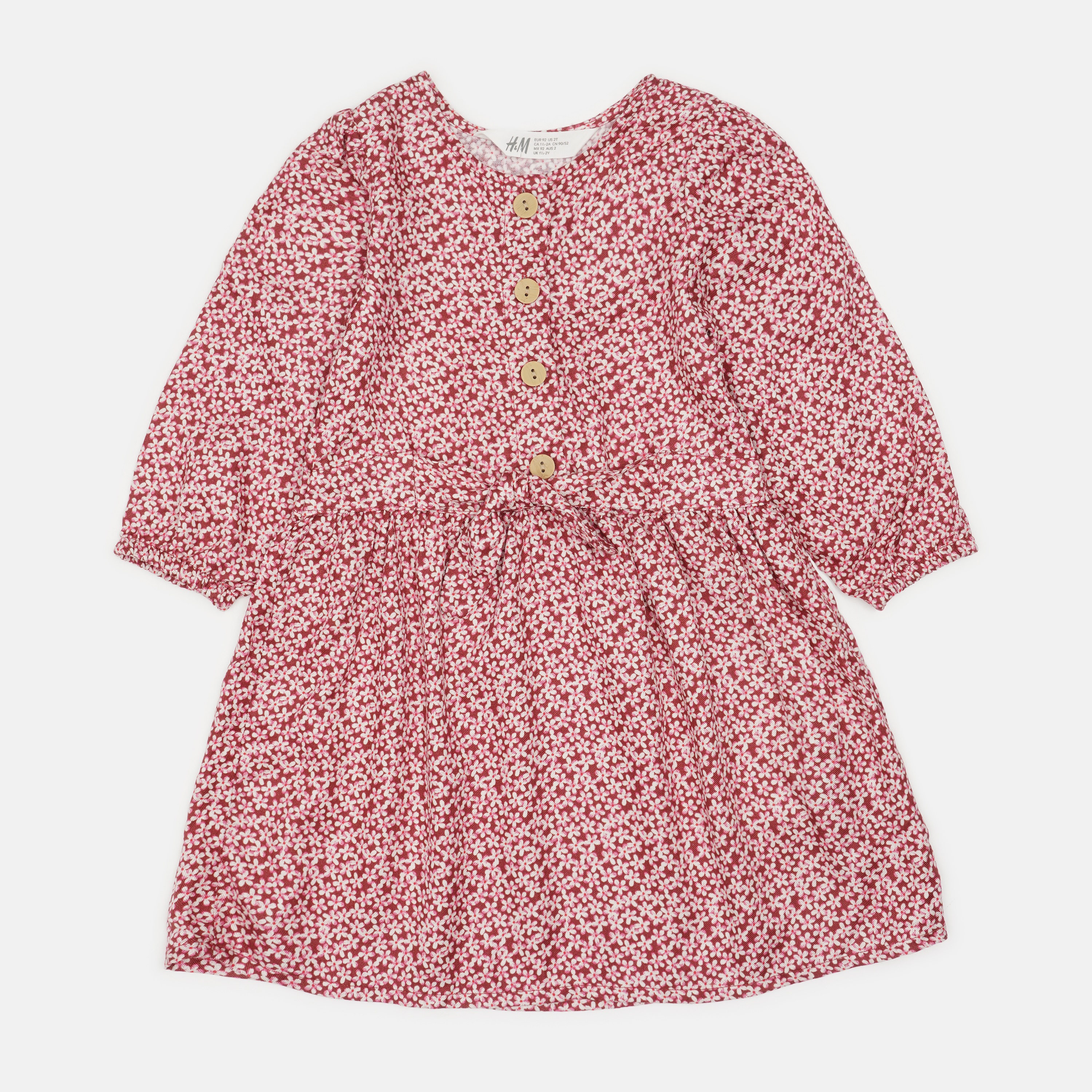 

Платье H&M 92см коричневый цветы 15069045902