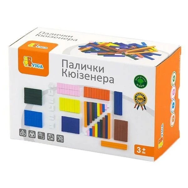 

Счетные палочки Кюизенера. Обучающий набор Viga Toys (51765)