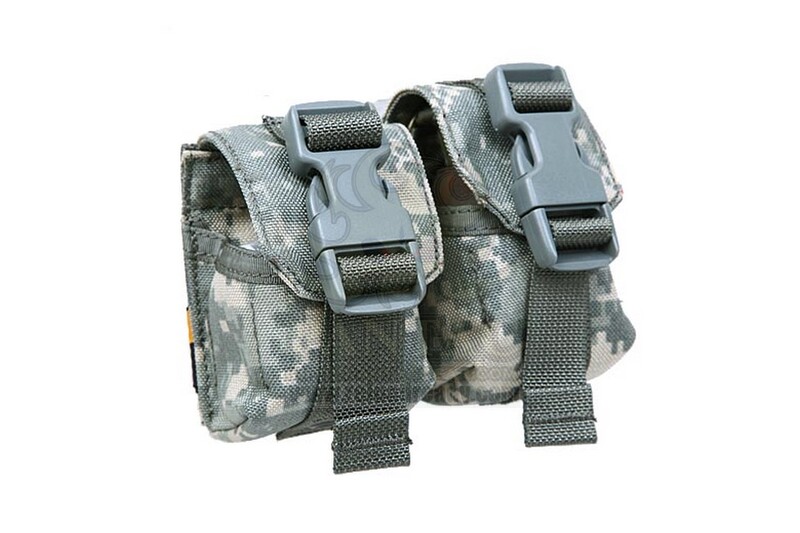 

Гранатный подсумок двойной молле Pantac Molle Dual Fragment Grenade Pouch PH-C876, Cordura Digital Desert ( АОР1)