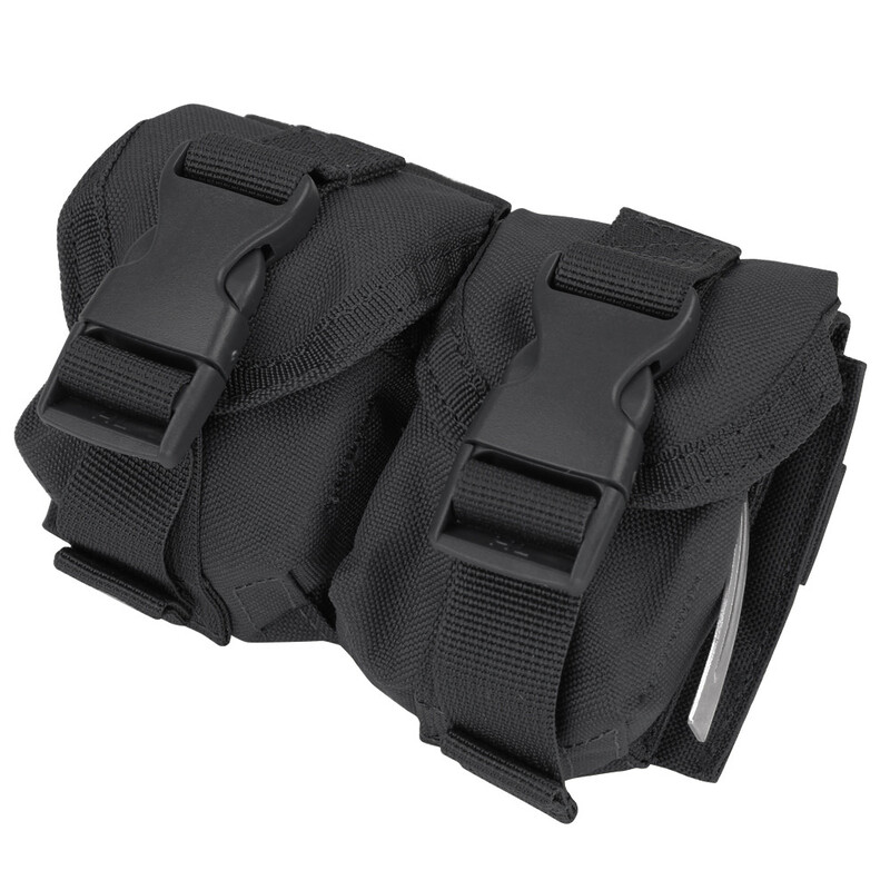 

Гранатный подсумок двойной молле Condor Double Frag Grenade Pouch MA14 Чорний