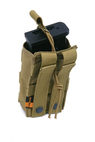 

Подсумок универсальный для магазина карабина молле Shark Molle Universal Mag Pouch 80001822, 900D Coyote Brown