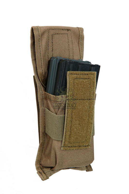 

Подсумок магазина молле Pantac FLC Molle M4 Single Dual-Mag Pouch PH-C889, Cordura Coyote Brown