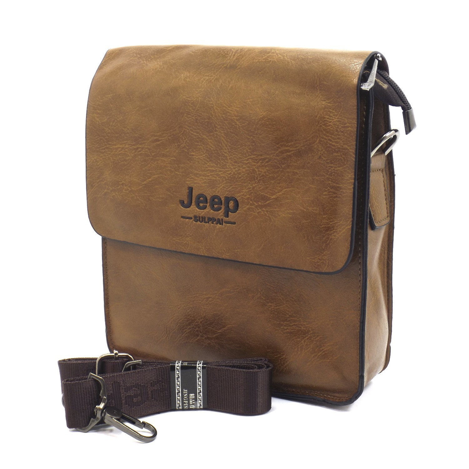

Мужская сумка через плечо Jeep Sulppai B046 Коричневая