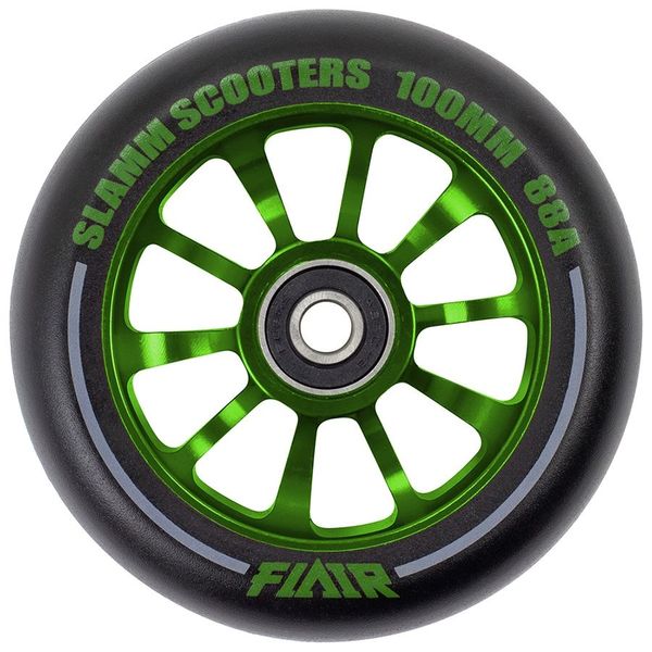 

Колесо для трюкового самоката Slamm Flair 2 Green 100 мм (so5213)