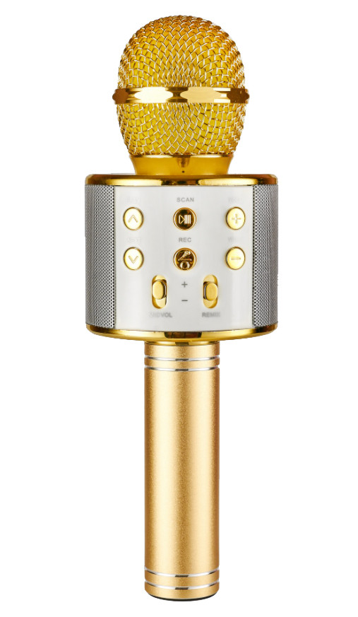

Беспроводной микрофон-караоке WSTER WS-858 Gold (12309)