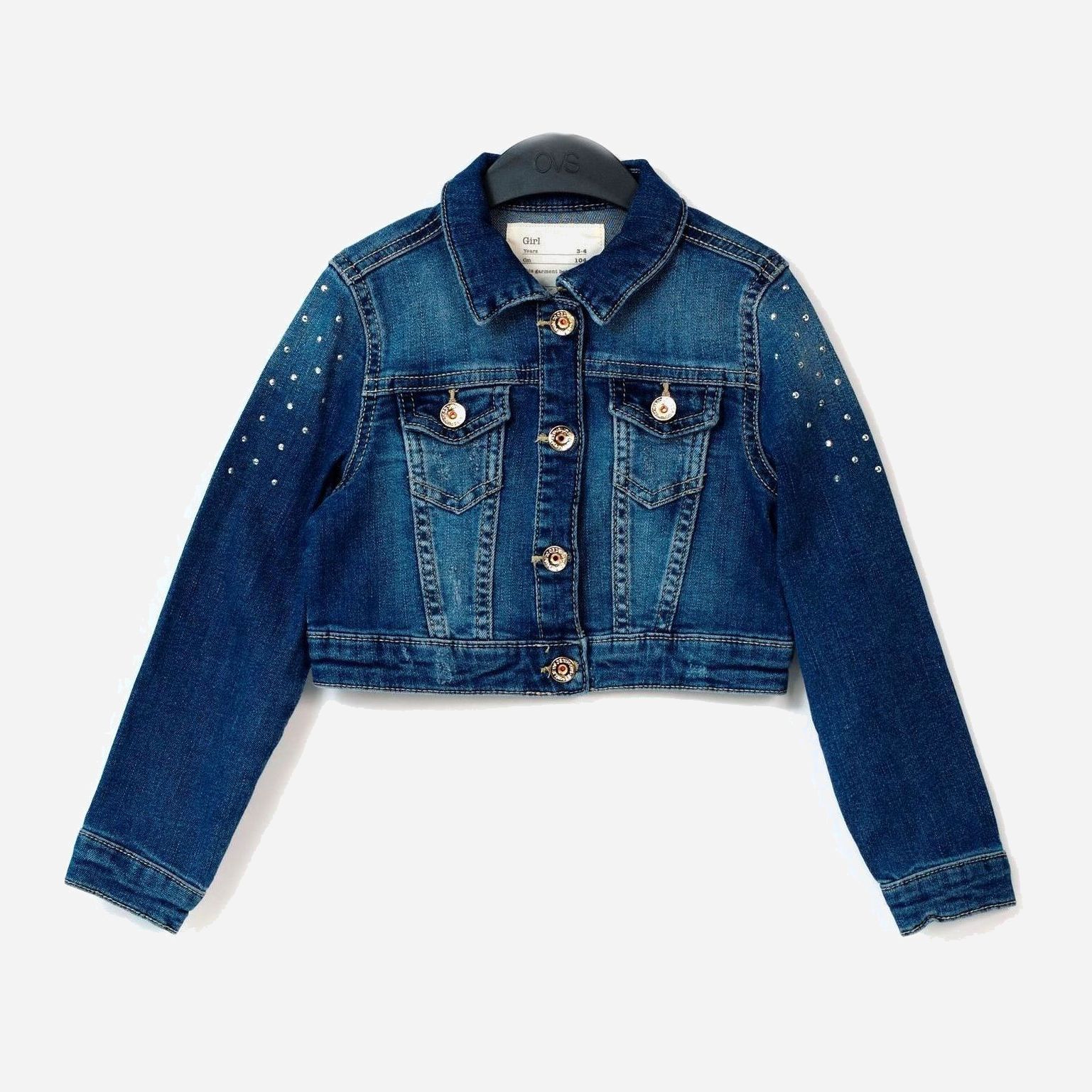 

Джинсовая куртка OVS 1114916 110 см Blue