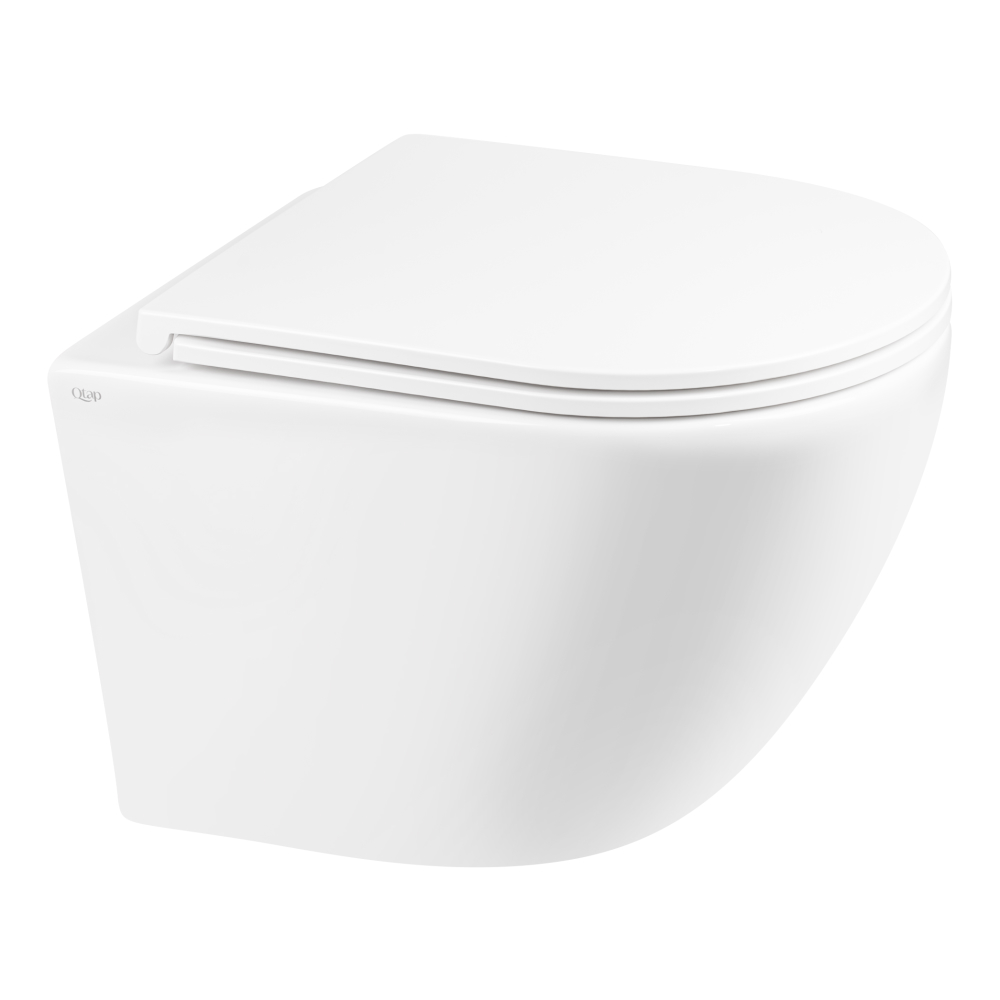 

Унитаз Подвесной Qtap Robin Безободковый С Сиденьем Slim Soft-Close Qt1333046Erw