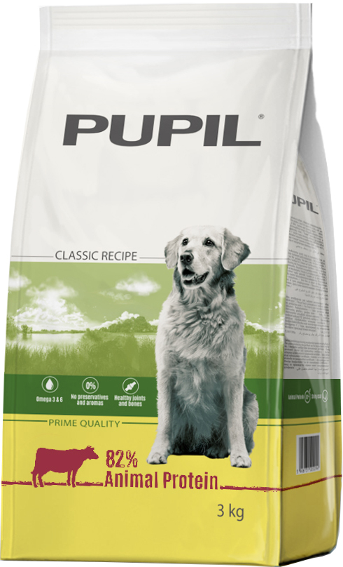 

Сухой корм для собак Pupill Prime с говядиной и овощами 3 кг (5906731505287)