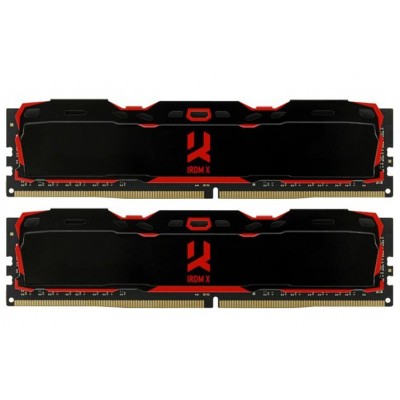 

Модуль памяти для компьютера DDR4 16GB (2X8GB) 3200 MHz IRDM X Black Goodram (IR-X3200D464L16SA/16GDC)