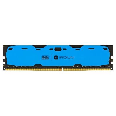 

Модуль памяти для компьютера DDR4 16GB 2400 MHz Iridium Blue Goodram (IR-B2400D464L17/16G)