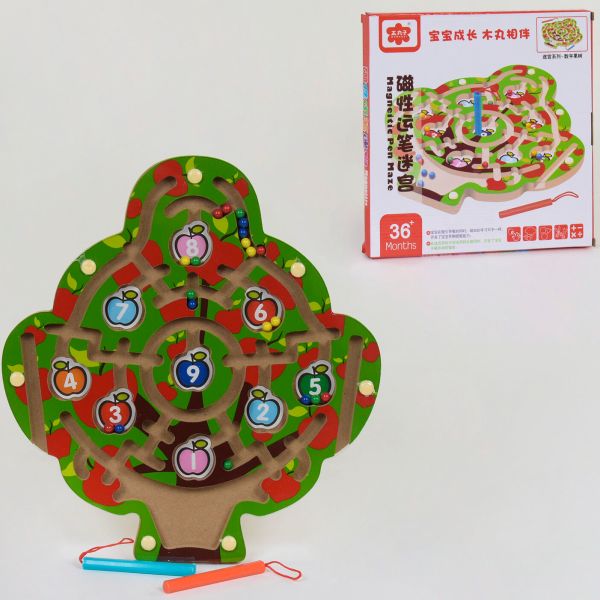 

Деревянная игра JIA YU TOY Лабиринт с шариками Дерево (C 39989)